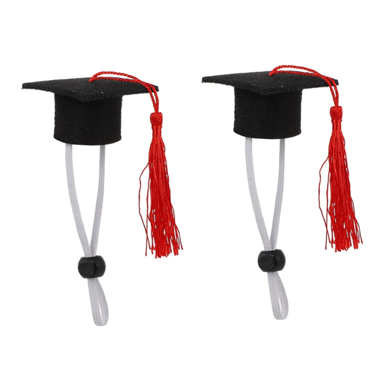 Amazon | CIYODO 2個ペット用卒業帽子 フェルト製 コスプレ